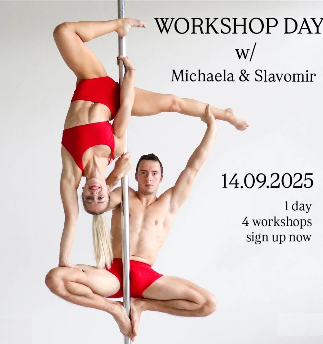 Flyer: Workshop Day mit Michaela & Slavomir am 14.09.2025